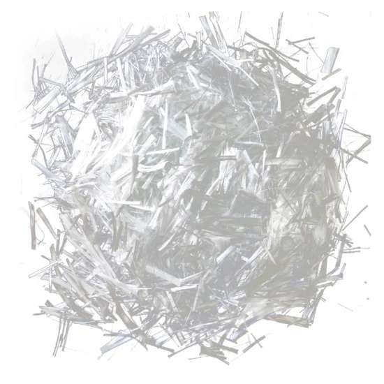 Filo tagliato in fibra di vetro/fibra di vetro con rinforzo ad alto contenuto di silice
