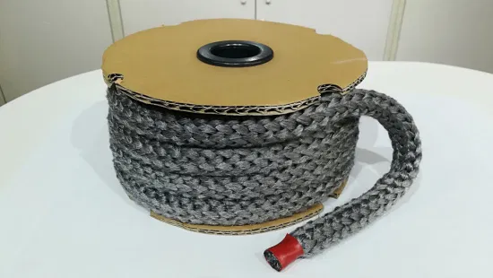 Corda elastica refrattaria lavorata a maglia in fibra di vetro per la sigillatura della stufa